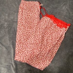 Victoria secret cheetah sleeping pants S